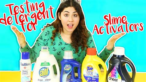 can i use laundry detergent for slime activator